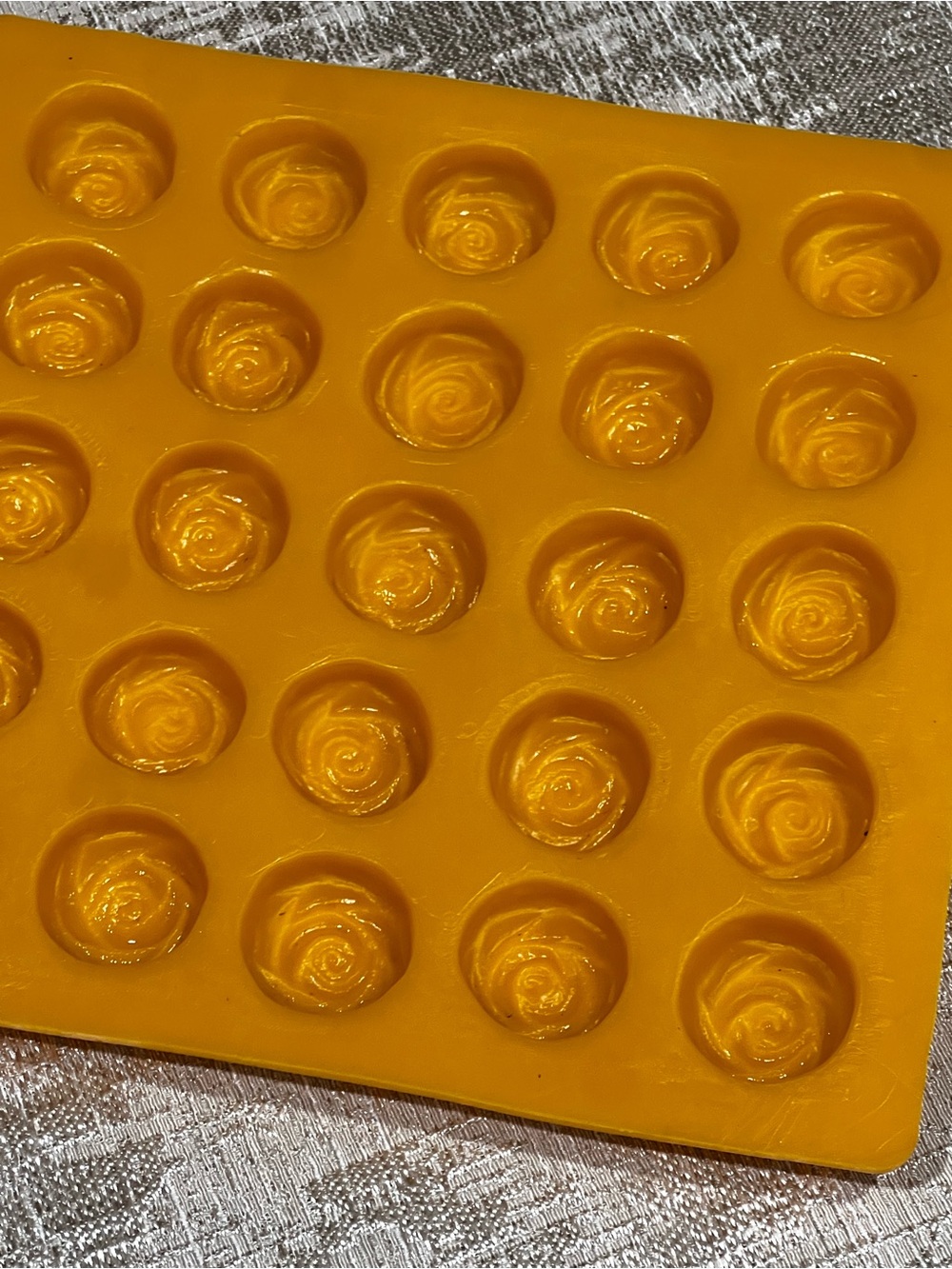 Rose Silicone Molds 2 25 Cav. Homemade Candy Making | Cream Cheese Mints